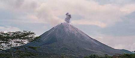 Active Arenal Volcano